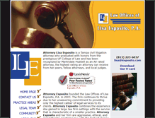 Tablet Screenshot of lesposito.com